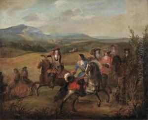 The Hunting Party by Adam Frans van der Meulen