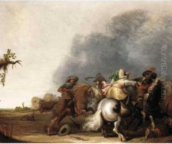A Cavalry Skirmish - view 1