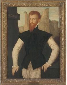 Portrait Of Edward Courtenay by Steven van der Meulen