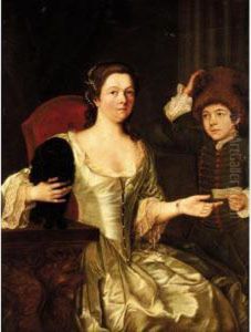 Portrait Of Madame Morehead by Frans Van Der Mijn