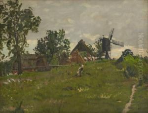 Pres Du Moulin by Willem Van Der Nat