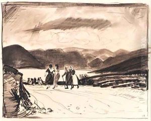 Girls by the Lake by George Wesley Bellows