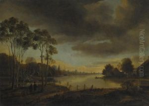 A River Landscape A River Landscape