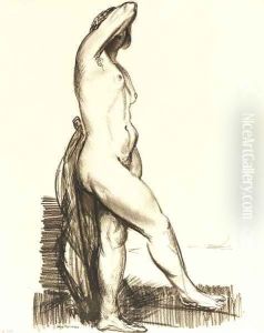 Nude Standing by George Wesley Bellows