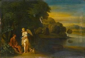 Tobias And The Angel In A Woodedlandscape