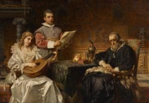 La Lecon De Musique by Piet Van Der Ouderaa