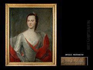 Portrat Einer Adligen Dame by Dominicus Van der Smissen