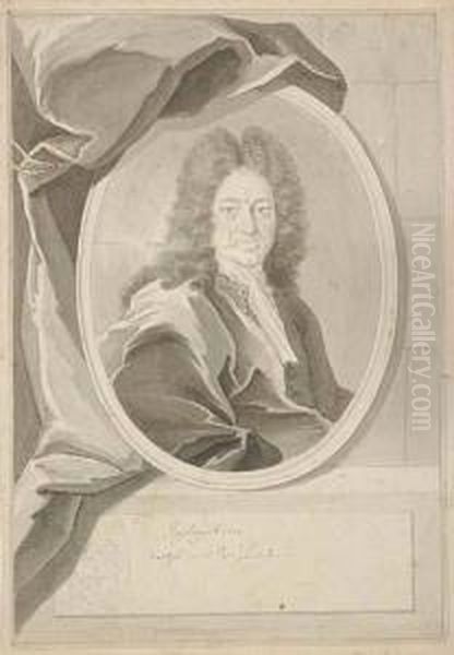 Portrait Of A Gentleman In An Oval: Half Length - view 1