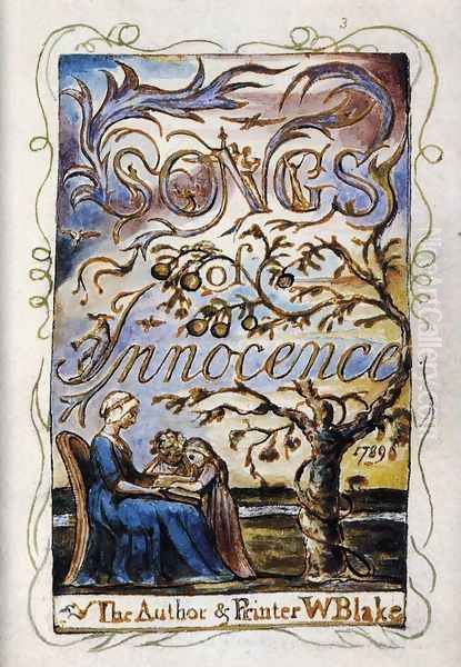 Songs Of Innocence (Title Page) by William Blake