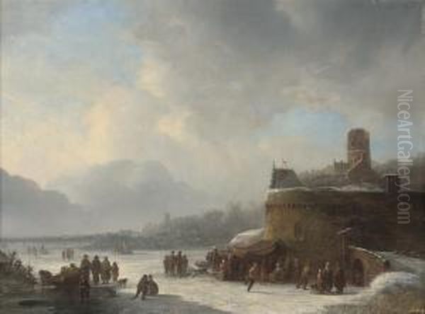 Skaters At A Fort - view 1