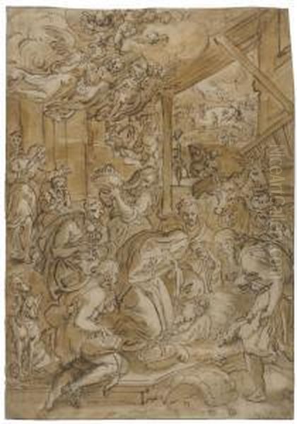 The Adoration Of The Shepherds - view 1