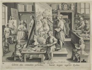 "color Olivi". by Jan van der Straet