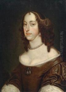 Portrat Einer Dame by Abraham Van Der Tempel