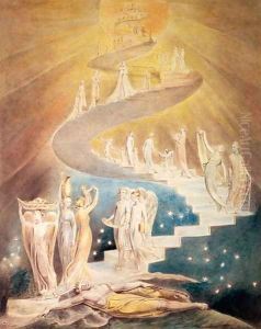 Jacob's Ladder by William Blake