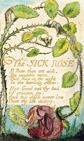 The Sick Rose, from Songs of Innocence - view 1
