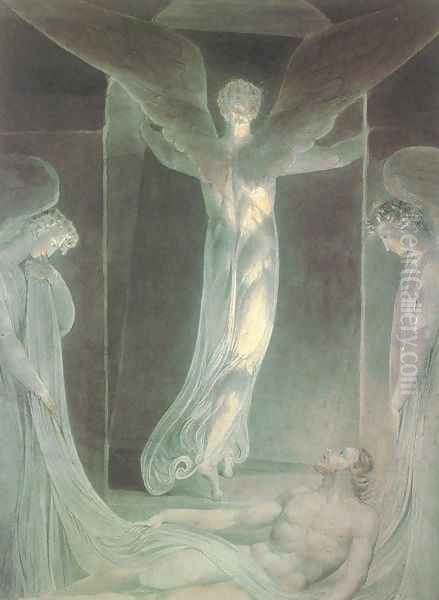 Angels Rolling Away the Stone from the Sepulchre - view 1