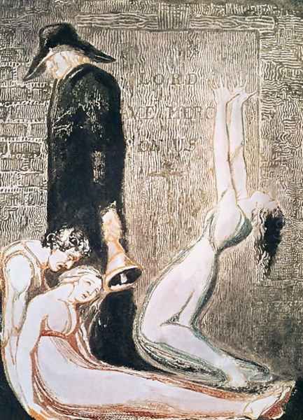 Europe a Prophecy- Plague, c.1794 by William Blake
