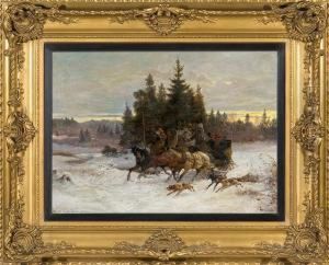 Sledging by Fritz van der Venne