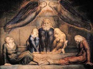 Inferno, Canto XXXIII, 13-93, Count Ugolino and his sons in prison by William Blake