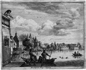 De Tuijnenn Langs 't Sparen by Jan Vincentz Van Der Vinne