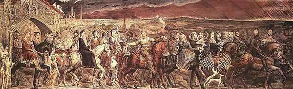 Chaucer's Canterbury Pilgrims 1810 - view 1