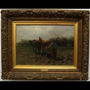 The First Furrow by Hermann Johannes Van Der Weele