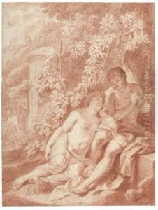 The Amorous Shepherd by Adriaen Van Der Werff