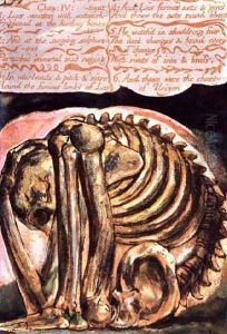 Book of Urizen- the creation of Urizen in material form by Los, 1794 by William Blake