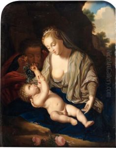 La Vierge Aux Cerises by Adriaen Van Der Werff
