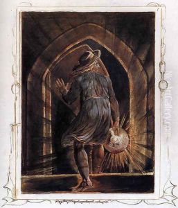 Los Entering The Grave by William Blake