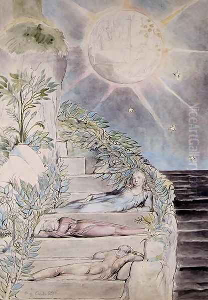 Dante and Statius Sleeping, Virgil Watching - view 1
