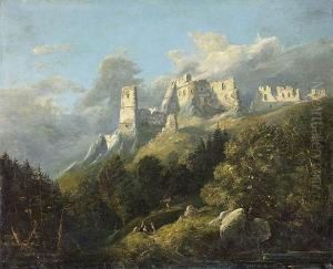 Ruiny Zamku W Odrzykoniu by Adam Van Der Woude