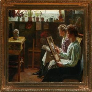 Two Women In A Studio