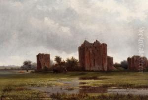 Ruin Of Castle Brederode by Jan Frederik Van Deventer