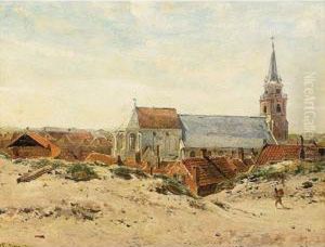 A View Of Scheveningen by Jan Frederik Van Deventer