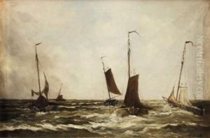Sailing Ships by Jan Frederik Van Deventer