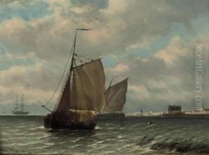 Sailing Along The Coast by W.A. van Deventer