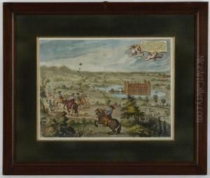 Le Chateau De Bothel Et La Chateau D'ogle by Abraham Jansz. van Diepenbeeck