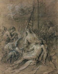 Descente De Croix by Abraham Jansz. van Diepenbeeck