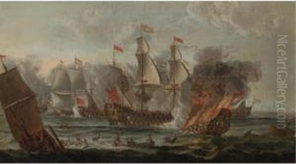 The Battle Of Lowestoft - view 1
