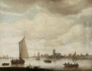 Schiffe Vordordrecht by Hieronymous Van Diest