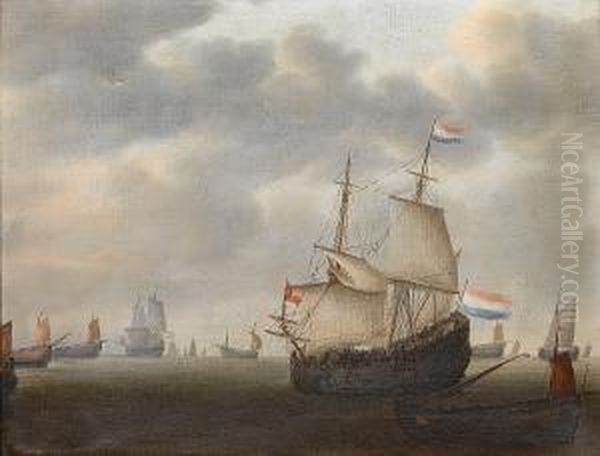 Dutch Shipping In A Calm - view 1