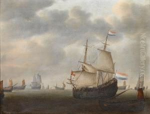 Dutch Shipping In A Calm