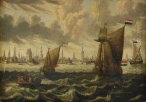 Utsikt Over Kopenhamn by Willem van Diest