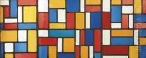 Stained-glass Composition Viii by Theo van Doesburg