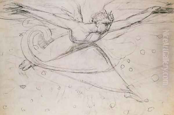 An Angel Striding Among the Stars - view 1