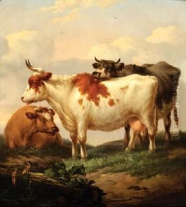 Three Cows by Dyonis Van Dongen