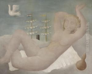 Reclining Nude by Tinus, Van Doorn Jnr.