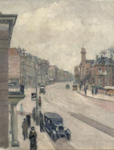 Linnaeusstraat Seen From The Middenweg, Amsterdam by Heertje Van Doornik