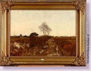 Coin De Campine Au Crepuscule by Emile Van Doren